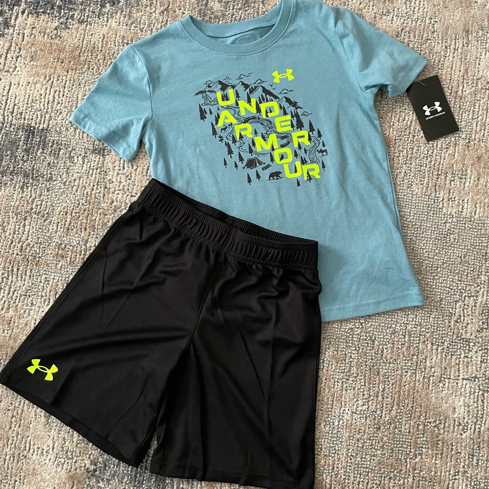 Under Armour kids two-piece T-shirt and shorts
